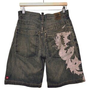 Jnco Dragon Jean Shorts